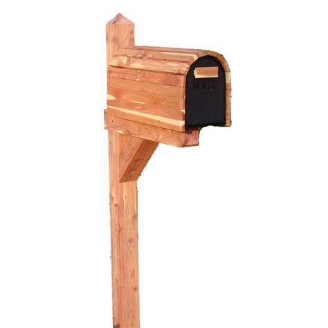 boxed wood post for steel post|wooden mailbox post lowe's.